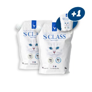 S-CLASS 고양이 화이트 제올라이트 모래 무향 (11.5kgx2포)+5kg 추가증정